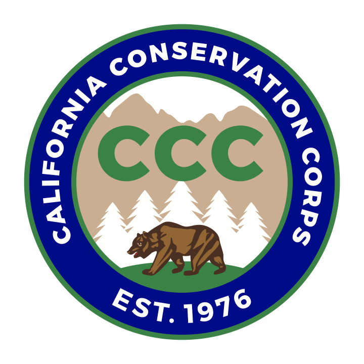 California Conservation Corps（CCC）のロゴ